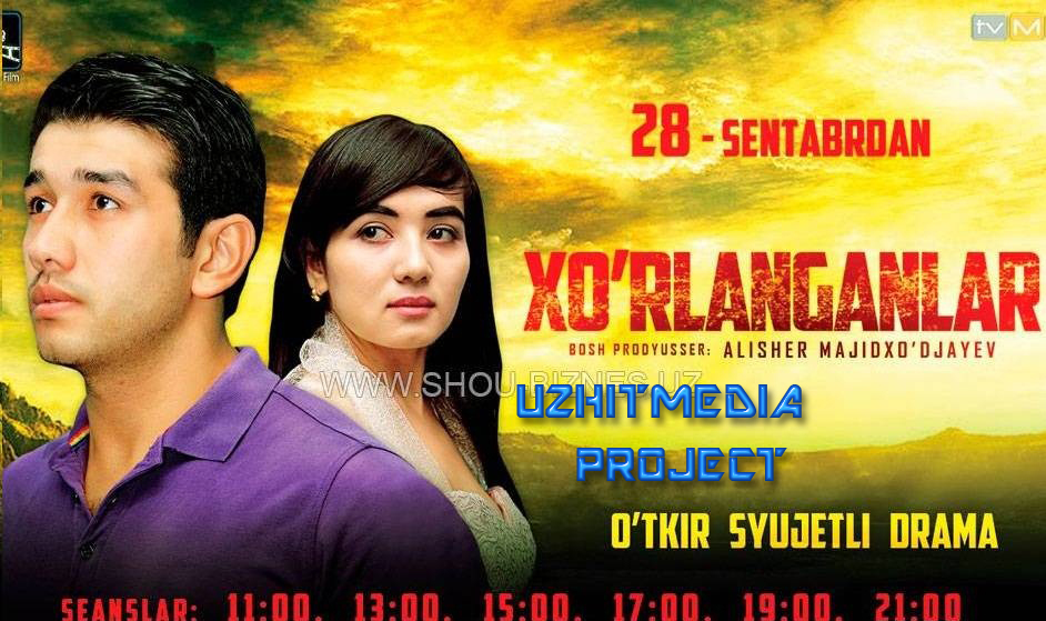 Смотреть «XO’RLANGANLAR» O’TKIR SYUJETLI DRAMASI «ТРЕЙЛЕР » 2013 онлайн бесплатно в хорошем качестве «XO’RLANGANLAR» O’TKIR SYUJETLI DRAMASI «ТРЕЙЛЕР » 2013